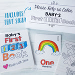 Baby's First 123 Book Printable PDF Download