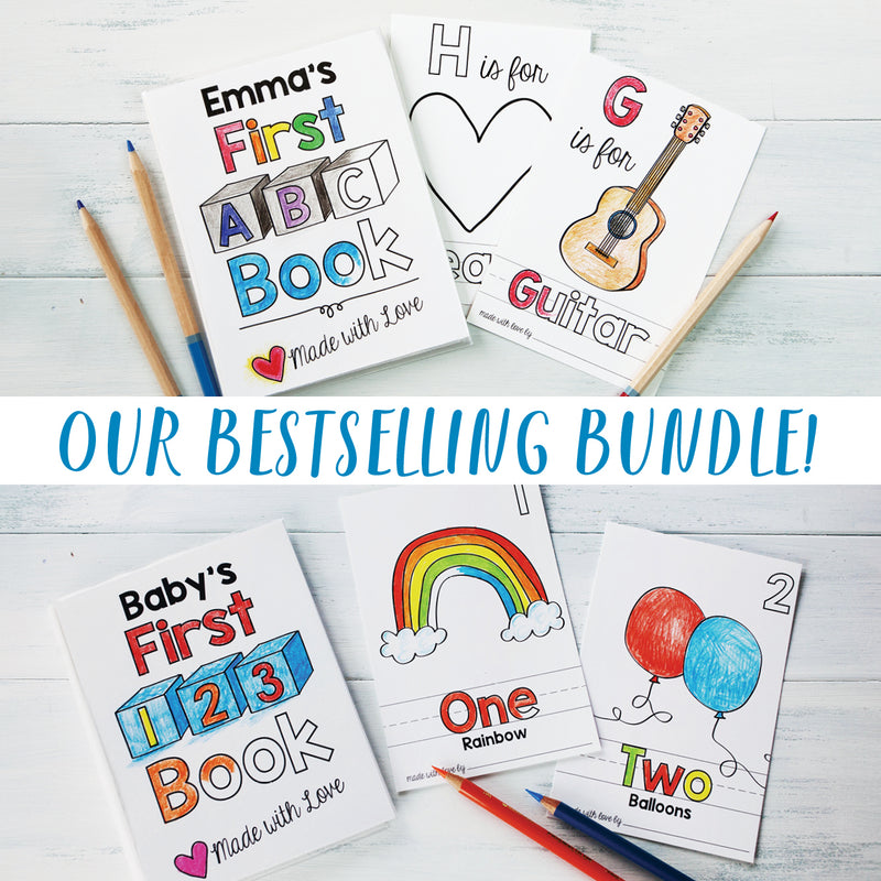 ABC Book and 123 Book Bestselling Bundle PDF Download