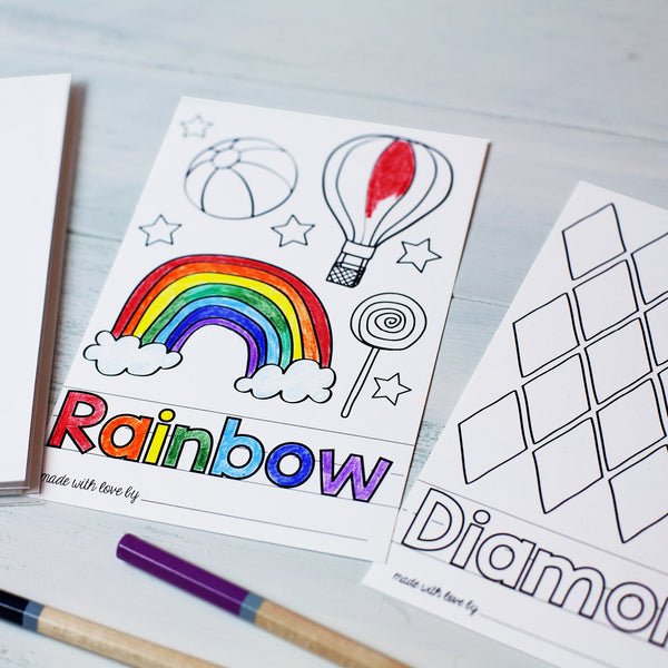 Baby's First Colors and Shapes Book Printable PDF Download – Samantha B ...