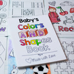Baby's First Colors and Shapes Book Printable PDF Download