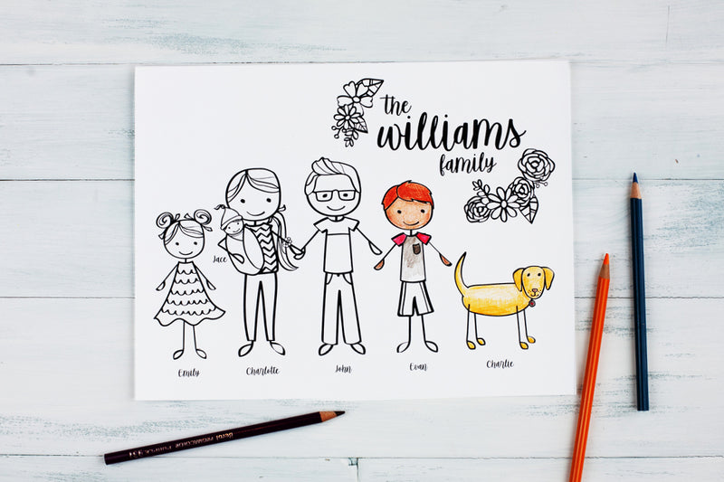 Personalized Gifts and Coloring Sheet Activities (Great Gifts for Young Kids!)