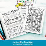 Advent Calendar for Kids - Christmas Coloring Countdown and Keepsake