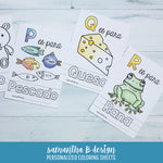 Spanish ABC Book Baby Shower Activity, PDF Download (En Español)