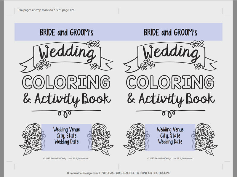 Office School Supplies ZKCCNUK German Wedding Children's Coloring Book Gift  Gift Wedding Event Coloring Book With Pen Coloring Book Set School Supplies  for kids Up to 30% off Clearance 