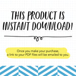 Baby's First 123 Book Printable PDF Download | 5x7" Final Size