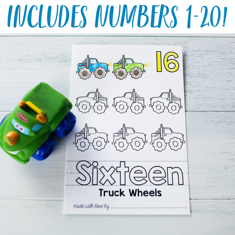 Baby's First 123 Book Printable PDF Download | 4x6" Final Size