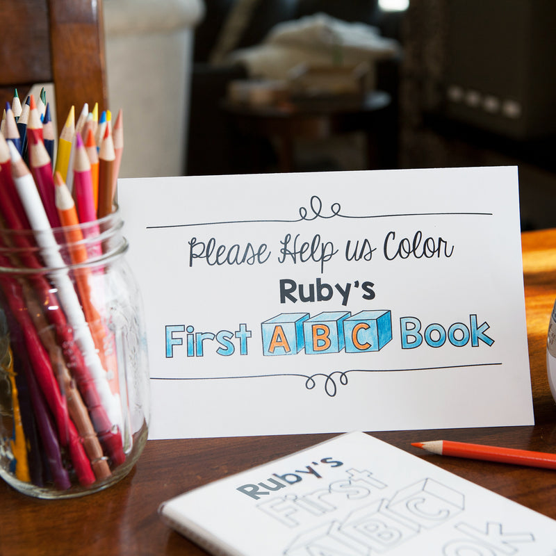 ABC Book Printable PDF Download with Family Pack | 8.5x11" Final Size