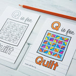 ABC Book Printable PDF Download with Family Pack | 4x6" Final Size