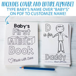 ABC Book Printable PDF Download with Family Pack | 4x6" Final Size