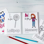 ABC Book Printable PDF Download with Family Pack | 4x6" Final Size