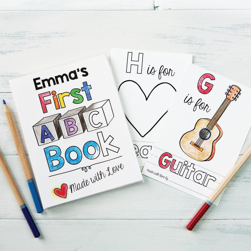 ABC Book Printable PDF Download | 5x7" Final Size