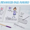 School Theme ABC Book Printable PDF Download | 4x6" Final Size