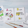School Theme ABC Book Printable PDF Download | 4x6" Final Size