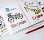 ABC Book Transportation Things that Go - Printed | 5x7"