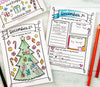 Christmas Coloring Countdown and Keepsake, Advent Calendar, Kid's Personalized Journal