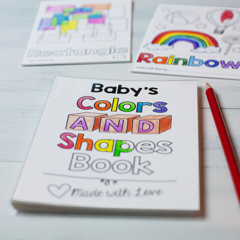Baby's First Colors and Shapes Book Printable PDF Download | 5x7" Final Size