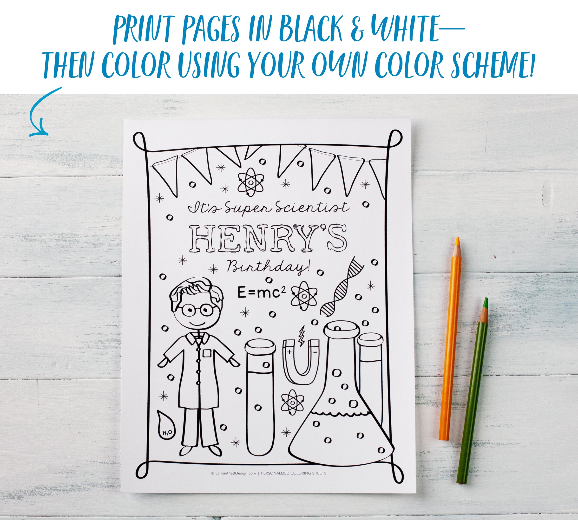 Science Coloring Page Exploding Science Experiment Coloring Page